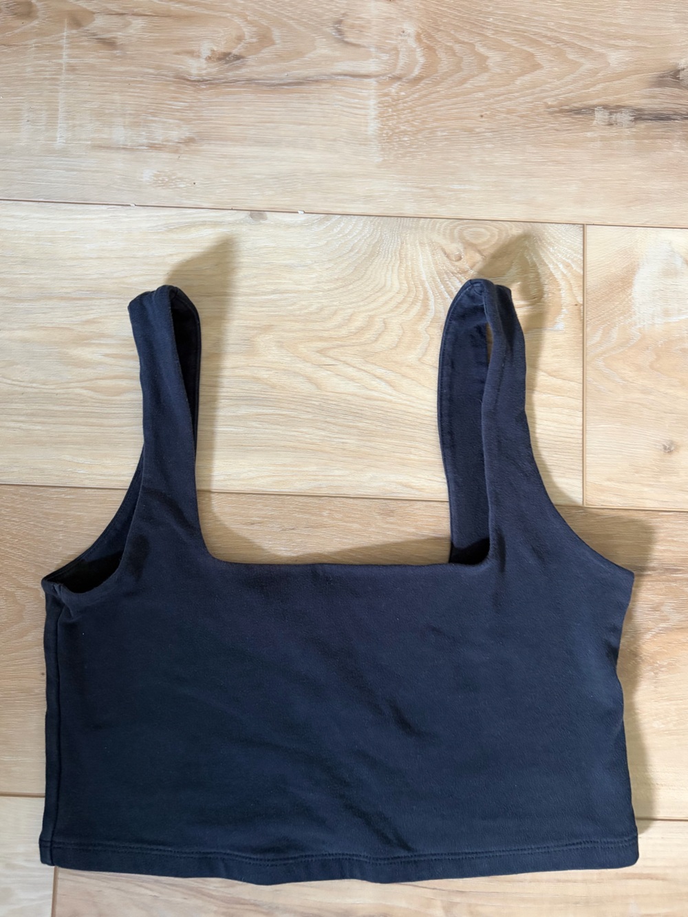 Abercrombie & Fitch cropped Black Tank